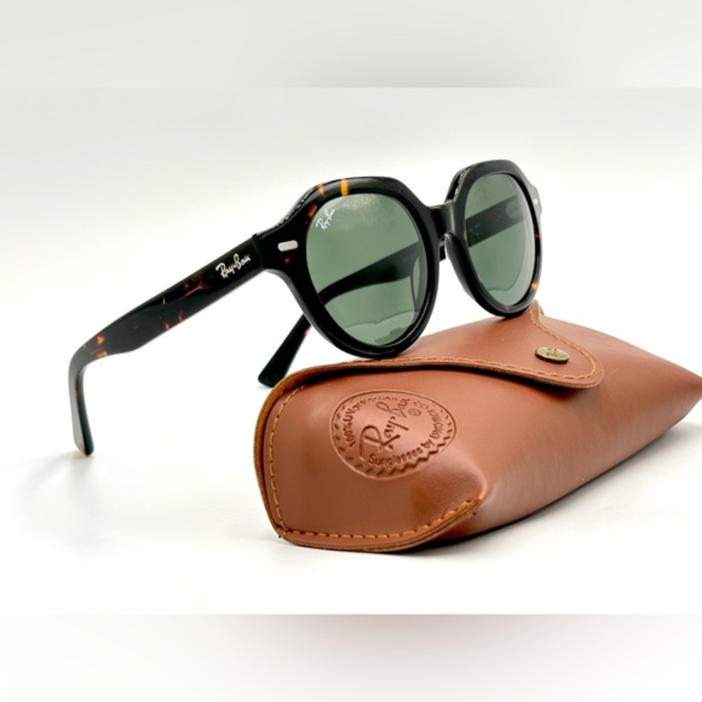 Ray-Ban Sunglasses RB4399 Tortoise Gina Green G-15 Lens 902/31 53mm